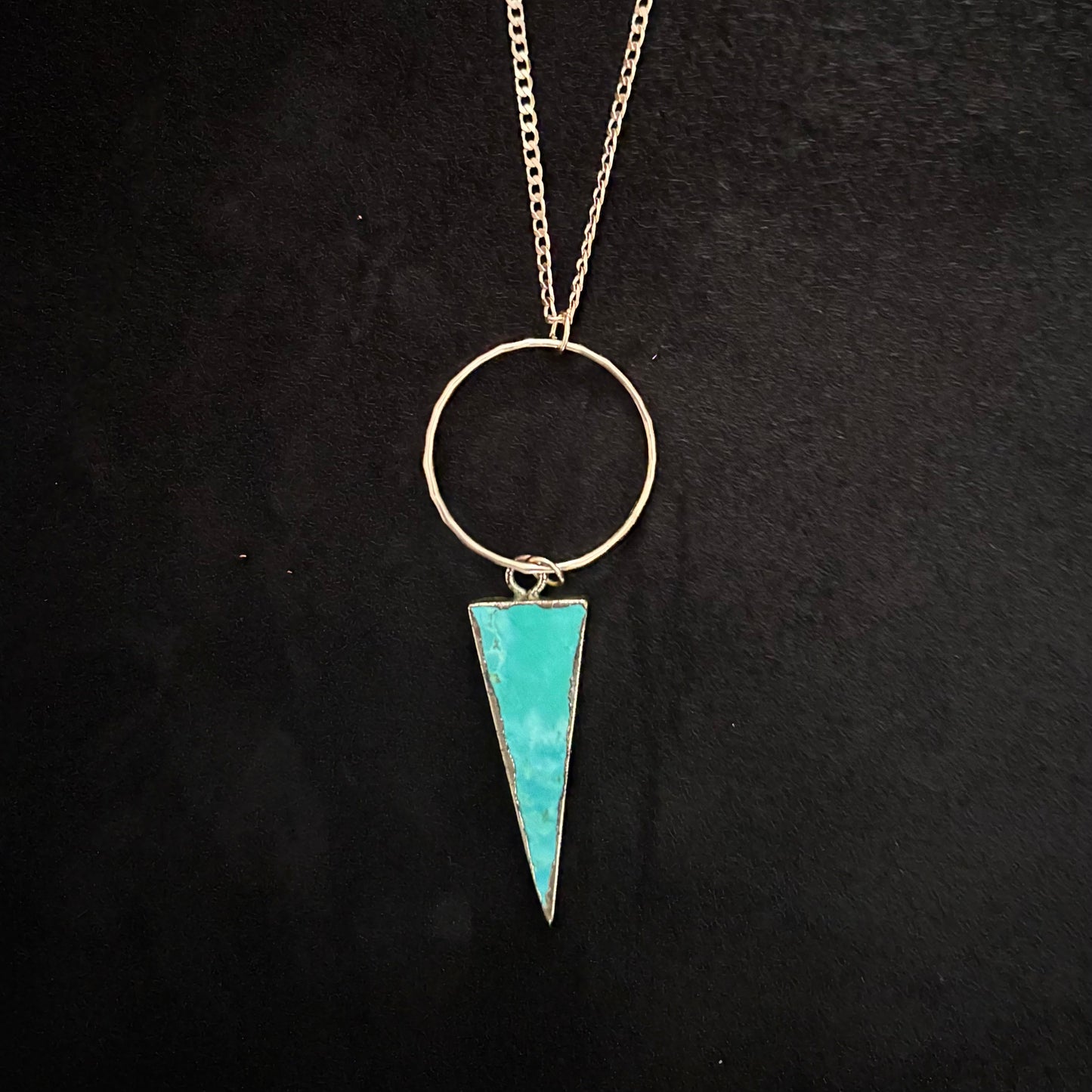 turquoise arrow necklace